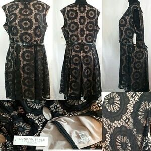 London Style Collection Woman Embroidered Dress